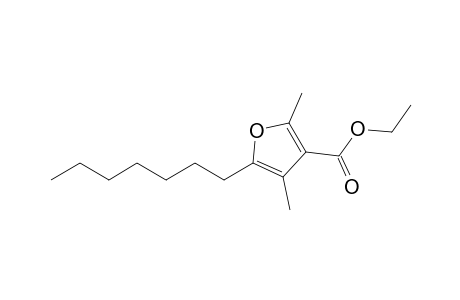 2,4-Dimethyl-3-(ethoxycarbonyl)-5-heptylfuran