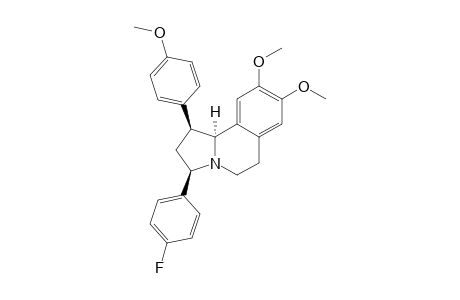 CIS-3-(4-FLUOROPHENYL)-8,9-DIMETHOXY-1-(4-METHOXYPHENYL)-1,2,3,5,6,10B-HEXAHYDROPYRROLO-[2,1-A]-ISOQUINOLINE