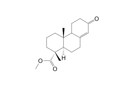 Methyl-(+-)-13-oxo-podocarp-8(14)-en-18-oate
