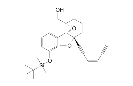 [(1S,5R,6S)-6-[3-(tert-Butyl-dimethyl-silanyloxy)-phenyl]-5-((Z)-hex-3-ene-1,5-diynyl)-5-methoxy-7-oxa-bicyclo[4.1.0]hept-1-yl]-methanol