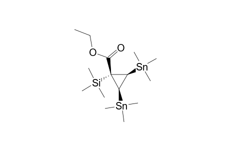 (2R,3S)-1-trimethylsilyl-2,3-bis(trimethylstannyl)cyclopropane-1-carboxylic acid ethyl ester