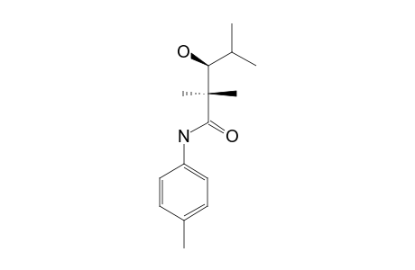 N-(4-METHYLPHENYL)-2,2,4-TRIMETHYL-3-HYDROXY-PENTANAMIDE