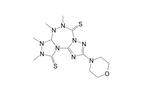 5,6,7,7A,8,9-HEXAHYDRO-2-MORPHOLINO-6,7,8,9-TETRAMETHYL-(10H)-[1,2,4]-TRIAZOLO-[4,3-F]-[1,2,4]-TRIAZOLO-[1,5-D]-TETRAZEPINE-5,10-DITHIONE