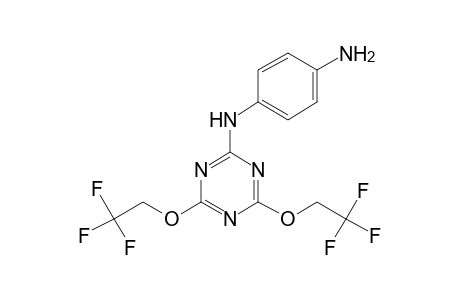N-[4,6-Bis-(2,2,2-trifluoro-ethoxy)-[1,3,5]triazin-2-yl]-benzene-1,4-diamine