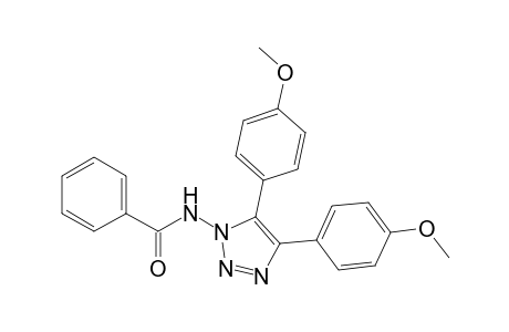 1-(Benzoylamino)-4,5-bis(4'-methoxyphenyl)-1,2,3-triazole