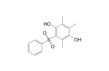 2,3,5-Trimethyl-6-phenylsulfonylhydroquinone