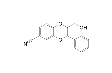 2-(hydroxymethyl)-3-phenyl-2,3-dihydro-1,4-benzodioxin-6-carbonitrile
