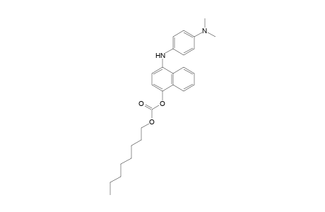 Carbonic acid, 4-[[4-(dimethylamino)phenyl]amino]-1-naphthalenyl octyl ester