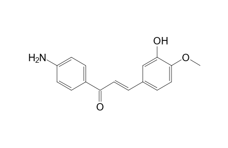 (2E)-1-(4-Aminophenyl)-3-(3-hydroxy-4-methoxyphenyl)prop-2-en-1-one