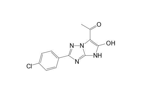 1-[2-(4-Chlorophenyl)-5-hydroxy-4H-imidazo[1,2-b][1,2,4]triazol-6-yl]ethanone