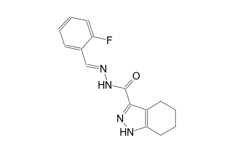 1H-indazole-3-carboxylic acid, 4,5,6,7-tetrahydro-, 2-[(E)-(2-fluorophenyl)methylidene]hydrazide