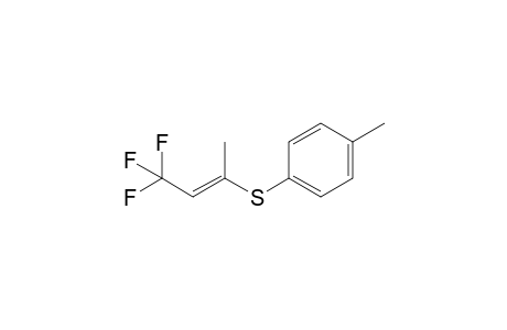 (E)-(4,4,4-trifluorobut-2-en-2-yl)-(p-tolyl)sulfane