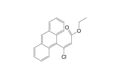 (E)-3-Anthracen-9-yl-3-chloro-acrylic acid ethyl ester