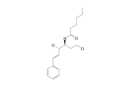 N-[(1S,2R,3E)-2-HYDROXY-1-(2-HYDROXYETHYL)-4-PHENYL-3-BUTENYL]-HEXANAMIDE