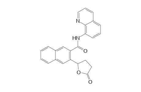 3-(5-oxotetrahydrofuran-2-yl)-N-(quinolin-8-yl)-2-naphthamide