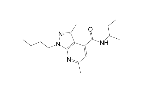 1-butyl-N-(sec-butyl)-3,6-dimethyl-1H-pyrazolo[3,4-b]pyridine-4-carboxamide