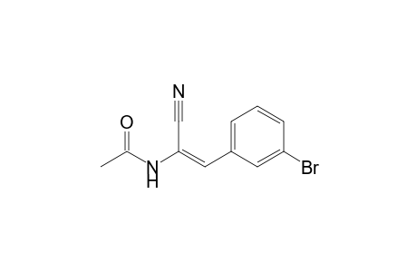 N-[(E)-2-(3-bromophenyl)-1-cyano-ethenyl]ethanamide