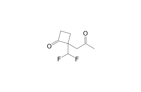 2-(difluoromethyl)-2-(2-oxopropyl)-1-cyclobutanone