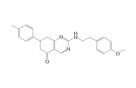 2-{[2-(4-methoxyphenyl)ethyl]amino}-7-(4-methylphenyl)-7,8-dihydro-5(6H)-quinazolinone