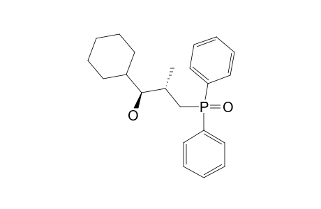 (1R,2R)-1-CYCLOHEXYL-3-DIPHENYLPHOSPHINOYL-2-METHYLPROPAN-1-OL;ANTI;MAJOR