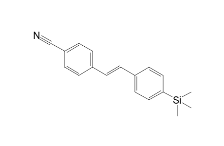 (E)-4-Cyano-4'-(trimethylsilyl)stilbene