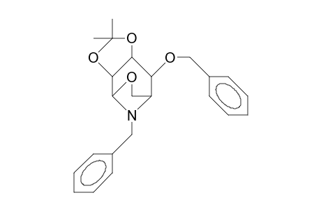 1,6-Anhydro-N,4-O-dibenzyl-1,5-dideoxy-1,5-imino-2,3-O-isopropylidene-L-mannopyranose