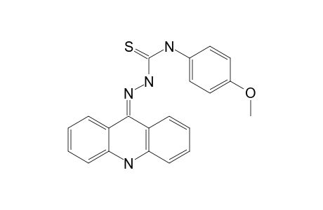 4-METHOXYPHENYL-1-(9,10-DIHYDROACRIDIN-9-YLIDENE)-THIOSEMICARBAZIDE;MAJOR-ISOMER