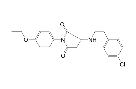 3-{[2-(4-chlorophenyl)ethyl]amino}-1-(4-ethoxyphenyl)-2,5-pyrrolidinedione