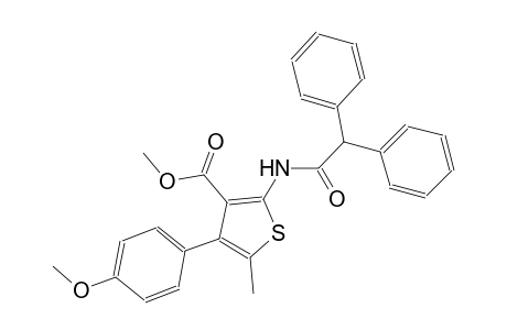 methyl 2-[(diphenylacetyl)amino]-4-(4-methoxyphenyl)-5-methyl-3-thiophenecarboxylate