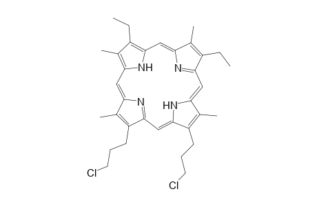 2,7,12,18-Tetramethyl-3,8-diethyl-13,17-bis(3-chloropropyl)porphyrin