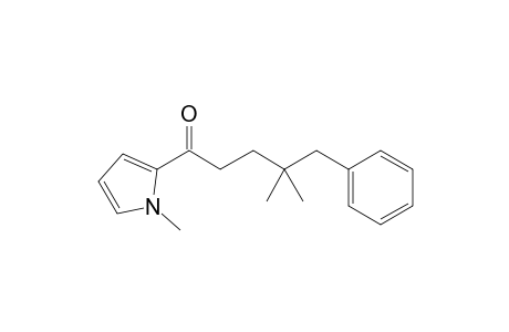 4,4-Dimethyl-1-(1-methyl-2-pyrrolyl)-5-phenyl-1-pentanone