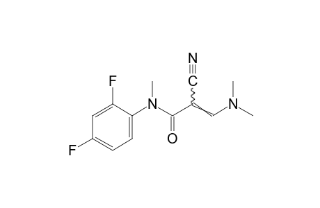 2-cyano-2',4'-difluoro-3-(dimethylamino)-N-methylacrylanilide