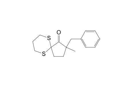2-Benzyl-2-methyl-6,10-dithiaspiro[4.5]decan-1-one