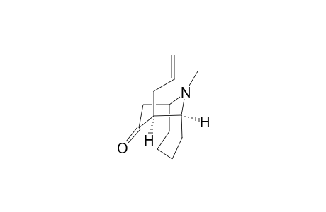 2-Allyl-10-methyl-10-azabicyclo[4.3.1]decan-8-one