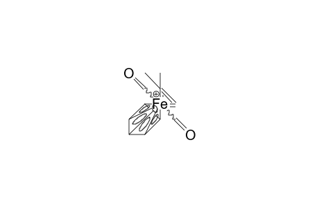 Dicarbonyl.eta.(5)-cyclopentadienyl-iron-isobutadienyl cation