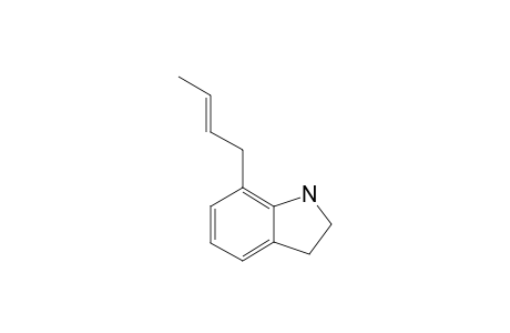 7-(TRANS-2-BUTENYL)-INDOLINE