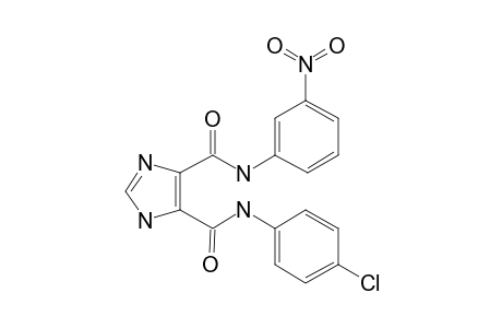 1H-Imidazole-4,5-dicarboxylic acid, 5-[(4-chloro-phenyl)-amide] 4-[(3-nitro-phenyl)-amide]