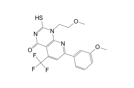 pyrido[2,3-d]pyrimidin-4(1H)-one, 2-mercapto-1-(2-methoxyethyl)-7-(3-methoxyphenyl)-5-(trifluoromethyl)-