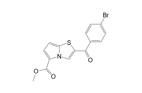 2-(p-Bromobenzoyl)-5-methoxycarbonylpyrrolo[2,1-b]thiazole
