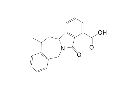 13-Methyl-7-oxidanylidene-5,11b,12,13-tetrahydroisoindolo[2,1-b][2]benzazepine-8-carboxylic acid