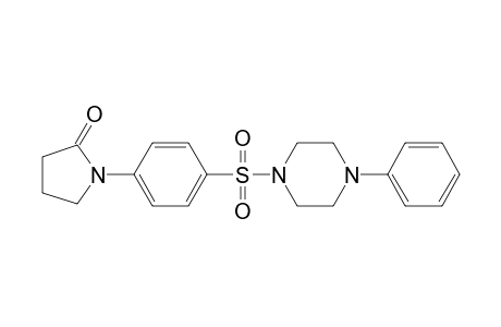 1-{4-[(4-phenyl-1-piperazinyl)sulfonyl]phenyl}-2-pyrrolidinone
