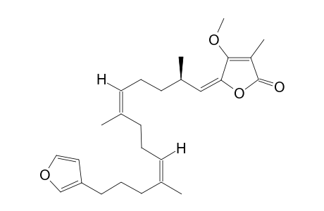 (8Z,13Z,18S,20Z)-22-O-methyl-strobilinin