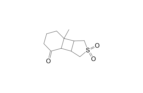 1-Methyl-4-thiatricyclo[5.4.0.0(2,6)]undecan-8-one 4,4-dioxide