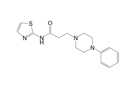 1-piperazinepropanamide, 4-phenyl-N-(2-thiazolyl)-