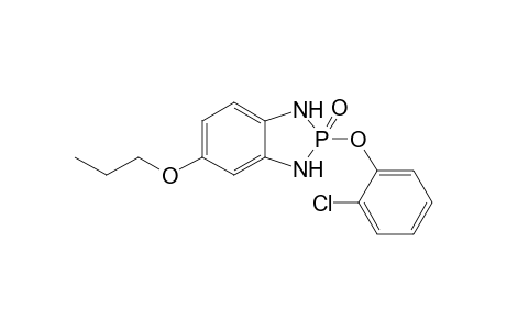 2-(2'-Chlorophenoxy)-2,3-dihydro-5-propoxy-1H-(1,3,2)-benzodiazaphosphole - 2-Oxide