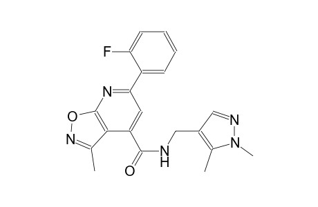 isoxazolo[5,4-b]pyridine-4-carboxamide, N-[(1,5-dimethyl-1H-pyrazol-4-yl)methyl]-6-(2-fluorophenyl)-3-methyl-