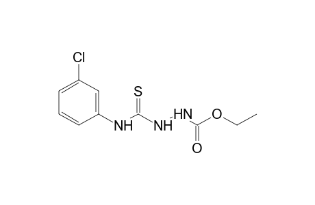 3-(m-chlorophenylthiocarbamoyl)carbazic acid, ethyl ester