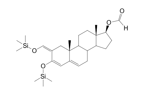 2-Hydroxymethylene-androsta-3,5-diene-3-ol-17.beta.-yl-formate, O,O'-bis-TMS