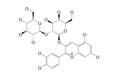 CYANIDIN-3-O-(2''-O-BETA-GLUCOPYRANOSYL-BETA-GLUCOPYRANOSIDE)