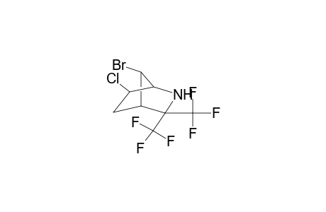 7-Bromo-6-chloro-3,3-bis-trifluoromethyl-2-aza-bicyclo[2.2.1]heptane